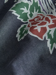 Black Guns N Roses Regular Fit Band Graphic Print T-Shirt - Image 7 of 9