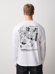 White Records Long Sleeve Graphic T-Shirt - Image 1 of 10