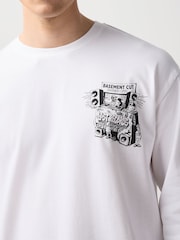 White Records Long Sleeve Graphic T-Shirt - Image 5 of 10
