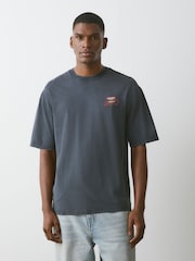 Grey Christmas Graphic T-Shirt - Image 3 of 8