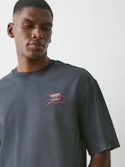 Grey Christmas Graphic T-Shirt - Image 4 of 8