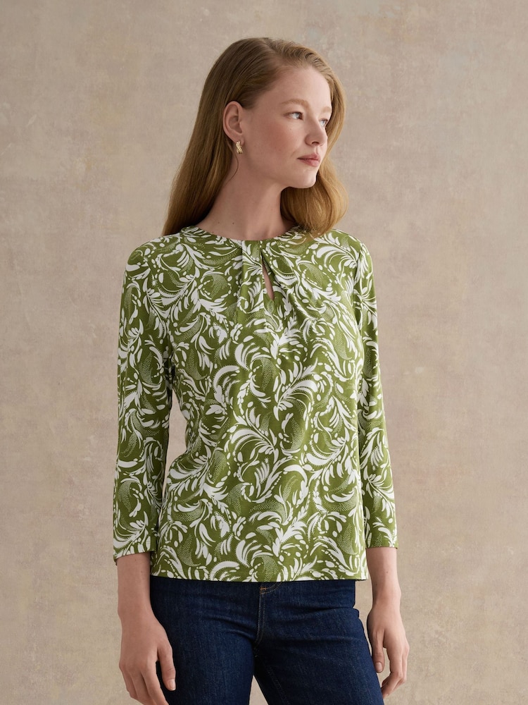 Hobbs Green Julia Printed Top - Image 1 of 4