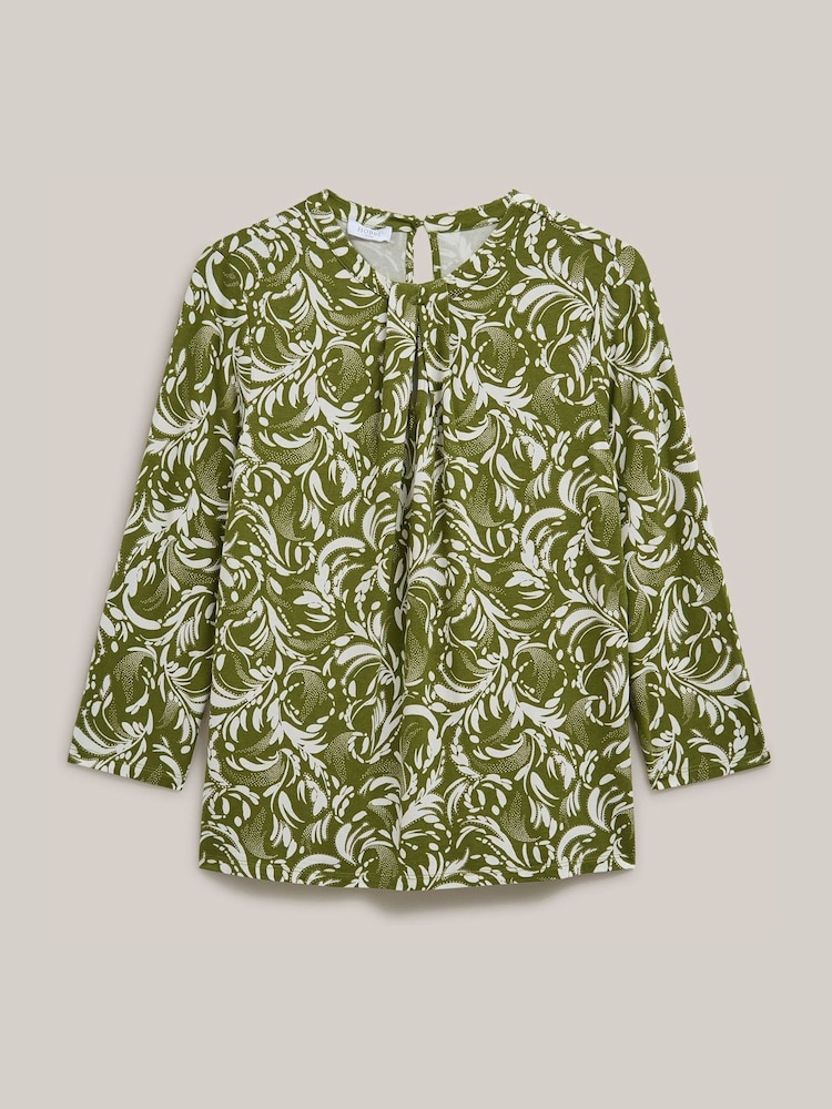 Hobbs Green Julia Printed Top - Image 4 of 4