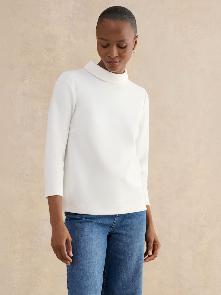 Hobbs White Tali Textured Top - Image 1 of 5