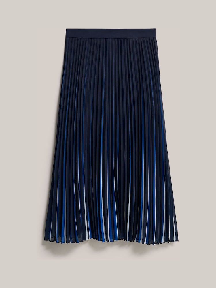 Hobbs Blue Vida Skirt - Image 4 of 4 Hobbs Blue Vida Skirt - Image 4 of 4