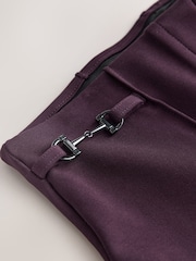 酒紅 - Ponte Horsebit Detail Bootcut Trousers - 圖片 8/8