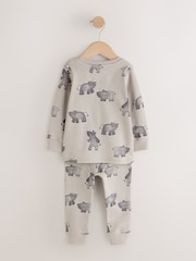 Neutral/Blush Animals Snuggle Pyjamas 3 Pack (9mths-10yrs) - Image 4 of 4