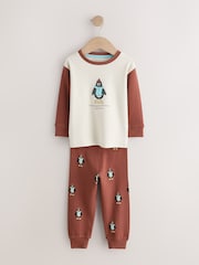 Blue/Green Animal Characters - Pack de 3 pijamas abrigados de corte holgado (9 meses - 10 años) - Imagen 2 de 7