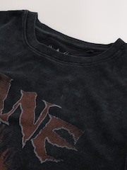 Black Kane WWE License Graphic Relaxed Fit T-Shirt - Image 6 of 7