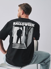Black Halloween Licence T-Shirt - Image 1 of 9