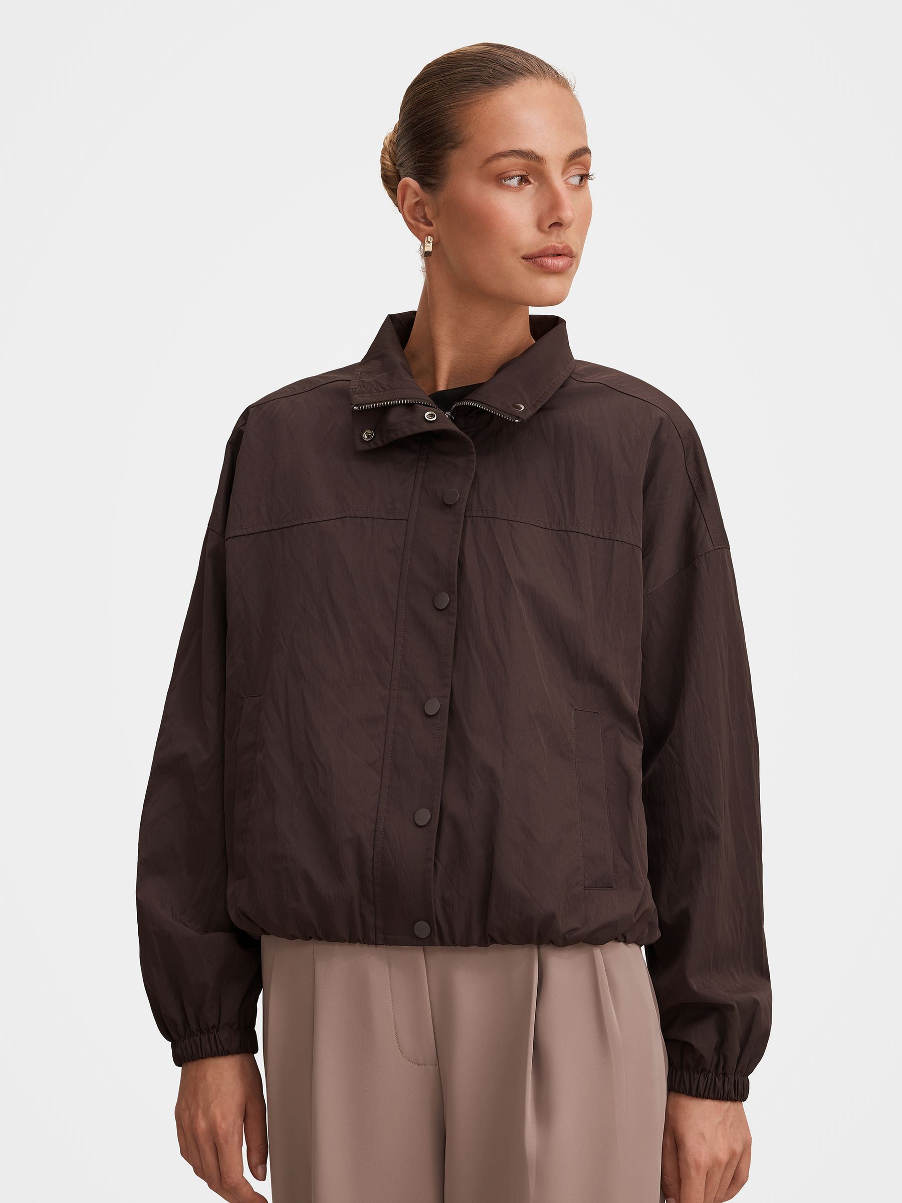 Buy Forever New Brown Eliza Windbreaker Jacket from the Next UK