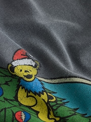 Grey Grateful Dead - T-Shirt mit weihnachtlichem Print - Bild 4 von 4