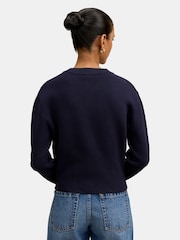 Forever New Blue Ally Petite Co-ord Knitted Cardigan - Image 2 of 5