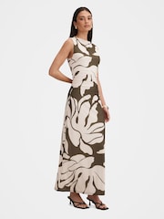 Forever New Green Allegra Mesh Midi Dress - Image 4 of 4