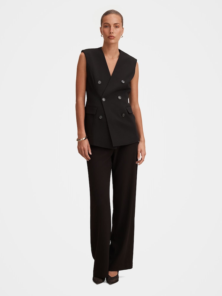 Forever New Black Myra Sleeveless Blazer - Image 5 of 5