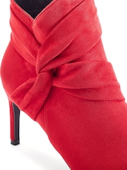 Moda in Pelle Quinia Vridde Detaljerte Spisse Skostøvler - Bilde 3 av 4