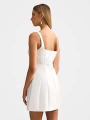 Forever New Kaitlyn Structured Satin Mini Dress - Slika 2 od 5