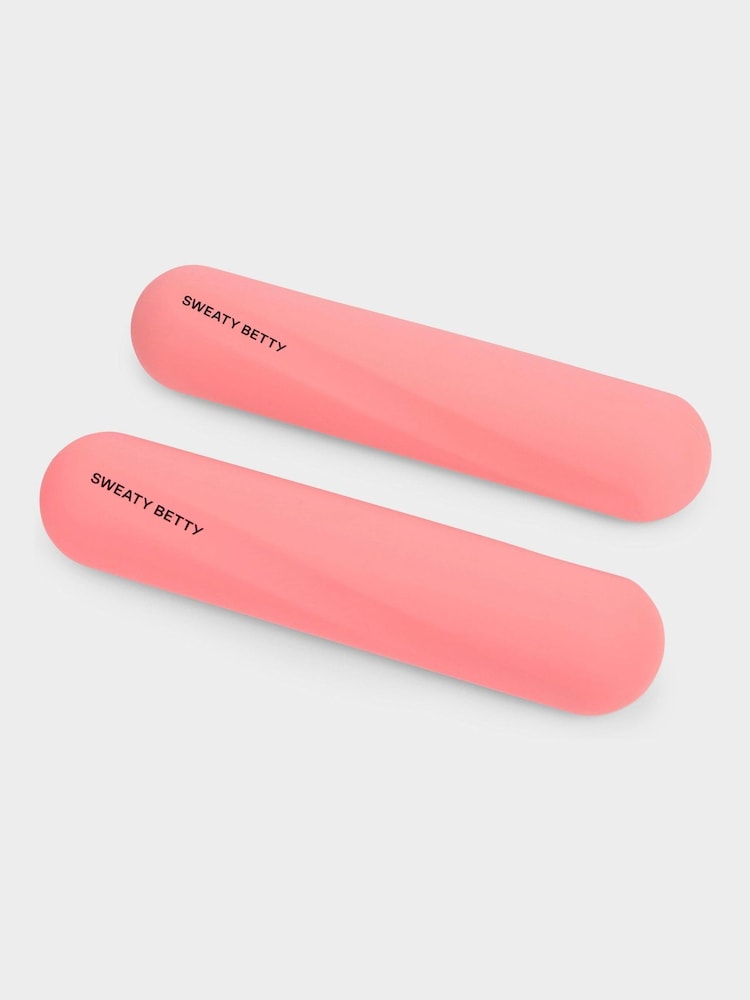 Sweaty Betty Pink 2kg Hand Weights - Image 1 of 2