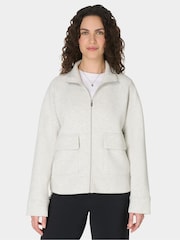 Sweaty Betty Grey Wind Down Patch Pocket Zip Through Jacket - Image 1 of 6