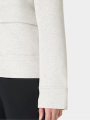 Sweaty Betty Grey Wind Down Patch Pocket Zip Through Jacket - Image 5 of 6