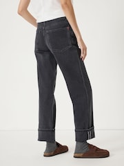 Hush Black Agnes Turn Up Jeans - Image 3 of 7