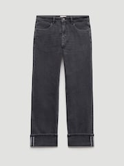 Hush Black Agnes Turn Up Jeans - Image 7 of 7