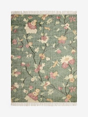 Laura Ashley Green Kirkstead Trail Rug - Image 1 of 1