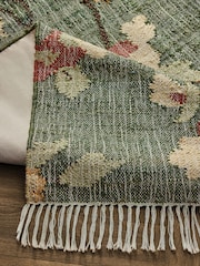 Laura Ashley Green Kirkstead Trail Rug - Image 4 of 5