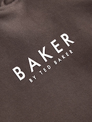 Baker by Ted Baker Brown Overhead Hoodie - Image 10 of 11