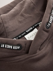 Baker by Ted Baker Brown Overhead Hoodie - Image 11 of 11
