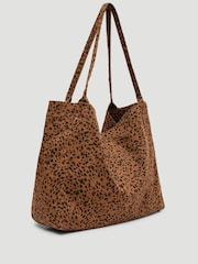 Hush Brown Ottilie Oversized Tote Bag - Image 4 of 5