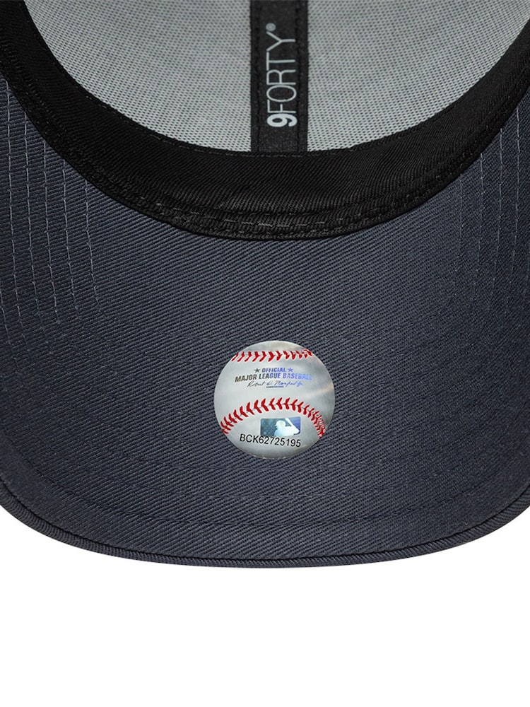 New Era Grey Team Outline 9Forty La Dodgers Cap - Image 5 of 5