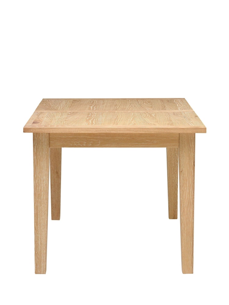 Cotswold Company Whitewash Oak Inglesham 4 - 6 Seater Extending Table - Image 2 of 6