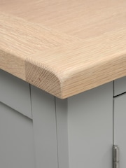 Cotswold Company Dove Grey Chester Shoe Cupboard - Image 5 of 6