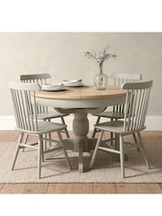 Cotswold Company Dove Grey Chester 6 - 10 Seater Extending Dining Table - Image 1 of 6