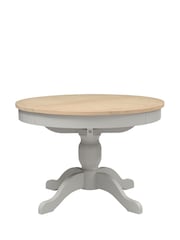 Cotswold Company Dove Grey Chester 6 - 10 Seater Extending Dining Table - Image 2 of 6