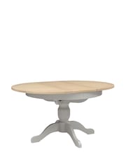 Cotswold Company Dove Grey Chester 6 - 10 Seater Extending Dining Table - Image 3 of 6