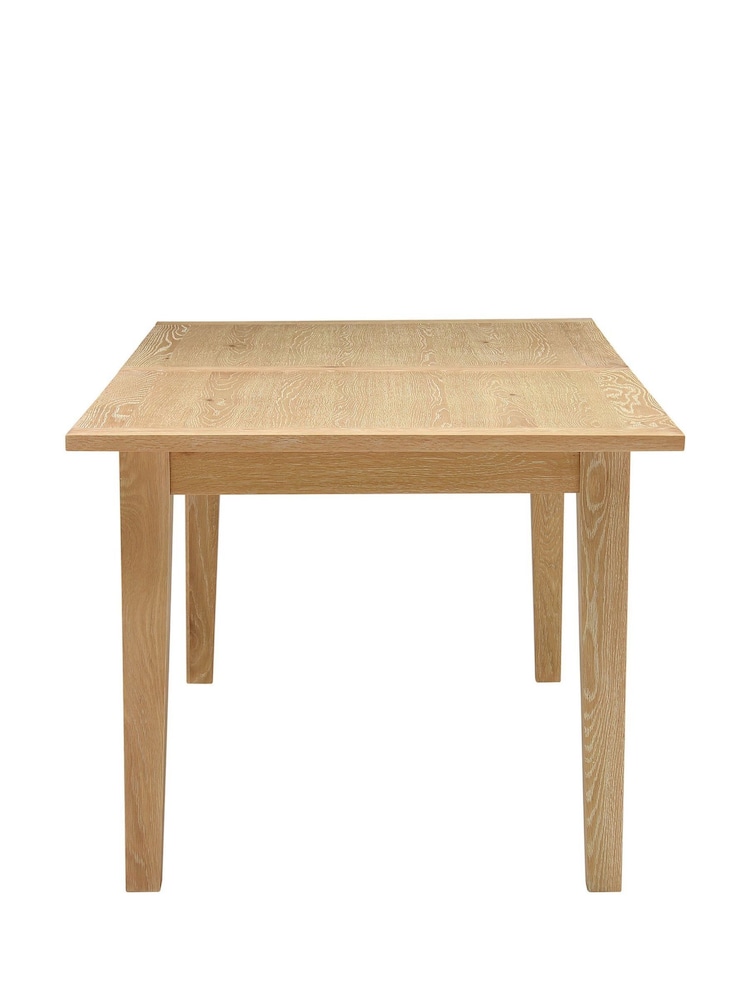 Cotswold Company Whitewash Oak Inglesham 6 - 10 Seater Extending Table - Image 1 of 6 Cotswold Company Whitewash Oak Inglesham 6 - 10 Seater Extending Table - Image 1 of 6