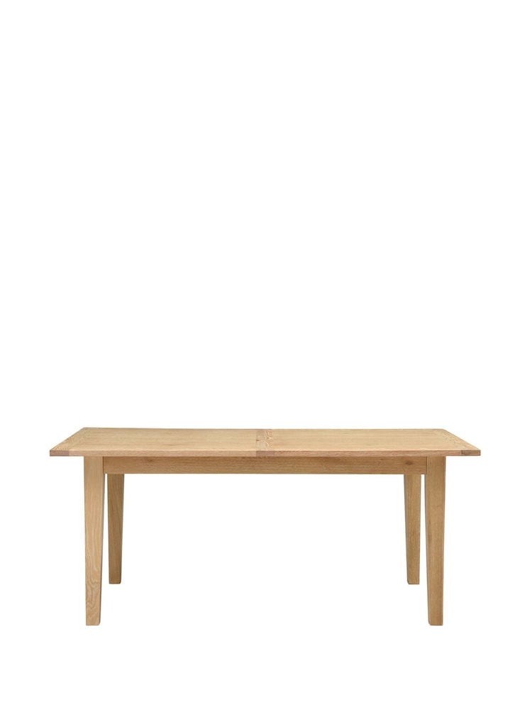 Cotswold Company Whitewash Oak Inglesham 6 - 10 Seater Extending Table - Image 2 of 6 Cotswold Company Whitewash Oak Inglesham 6 - 10 Seater Extending Table - Image 2 of 6