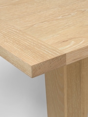 Cotswold Company Whitewash Oak Inglesham 6 - 10 Seater Extending Table - Image 6 of 6
