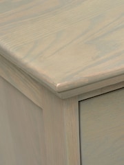 Cotswold Company Smoked Oak Winchcombe Low and Wide 6 Drawer Chest - Image 4 of 6