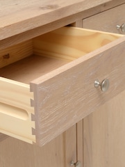 Cotswold Company Whitewash Oak Inglesham Sideboard - Image 4 of 6