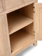 Cotswold Company Whitewash Oak Inglesham Sideboard - Image 5 of 6