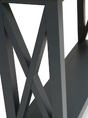 Cotswold Company Charcoal Chester Console Table - Image 5 of 6