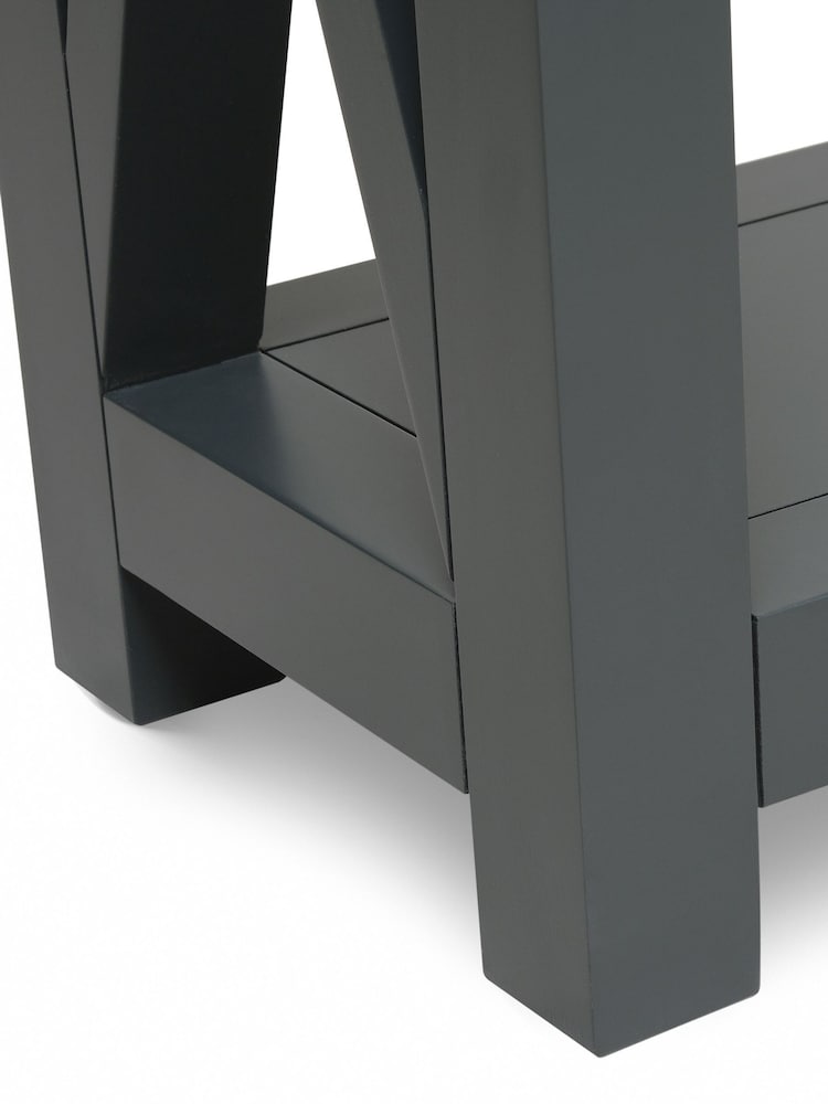 Cotswold Company Charcoal Chester Console Table - Image 6 of 6