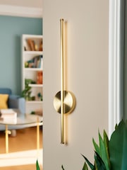 BHS Satin Brass USB-C Rechargeable Wall Light - Image 2 of 6