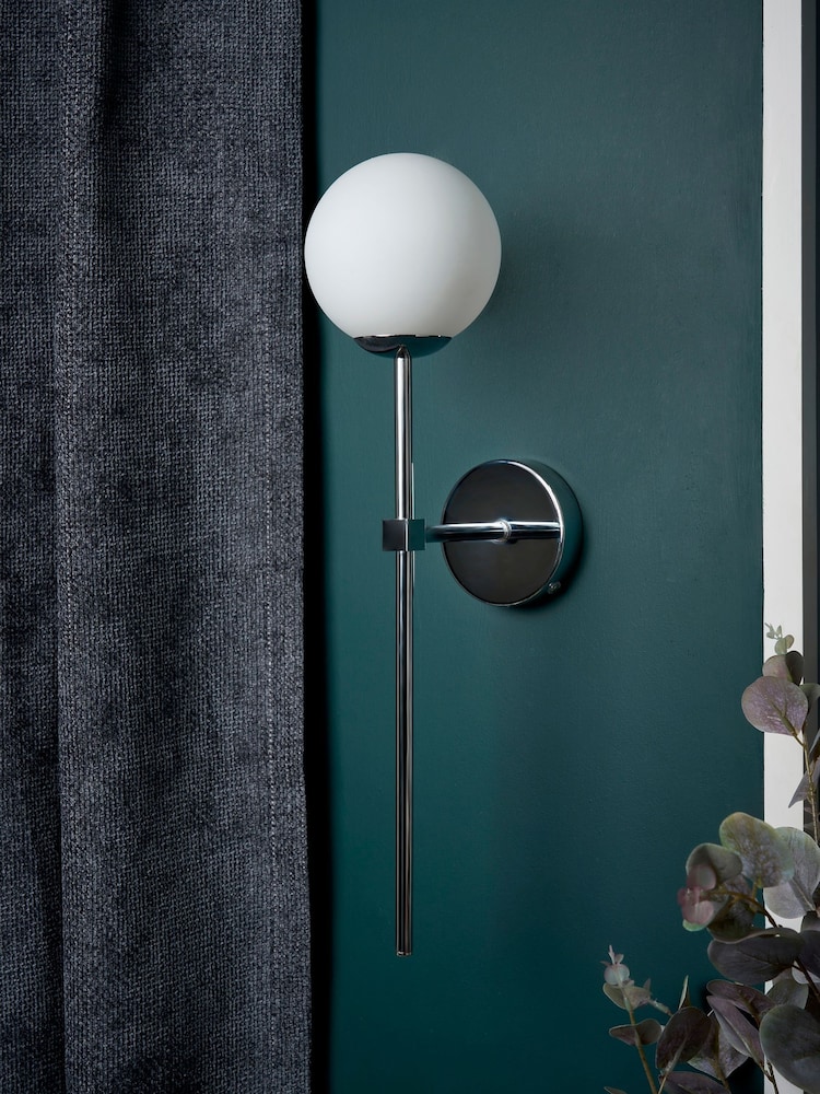 BHS Chrome USB-C Rechargeable Wall Light - Image 2 of 7