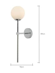 BHS Chrome USB-C Rechargeable Wall Light - Image 4 of 7