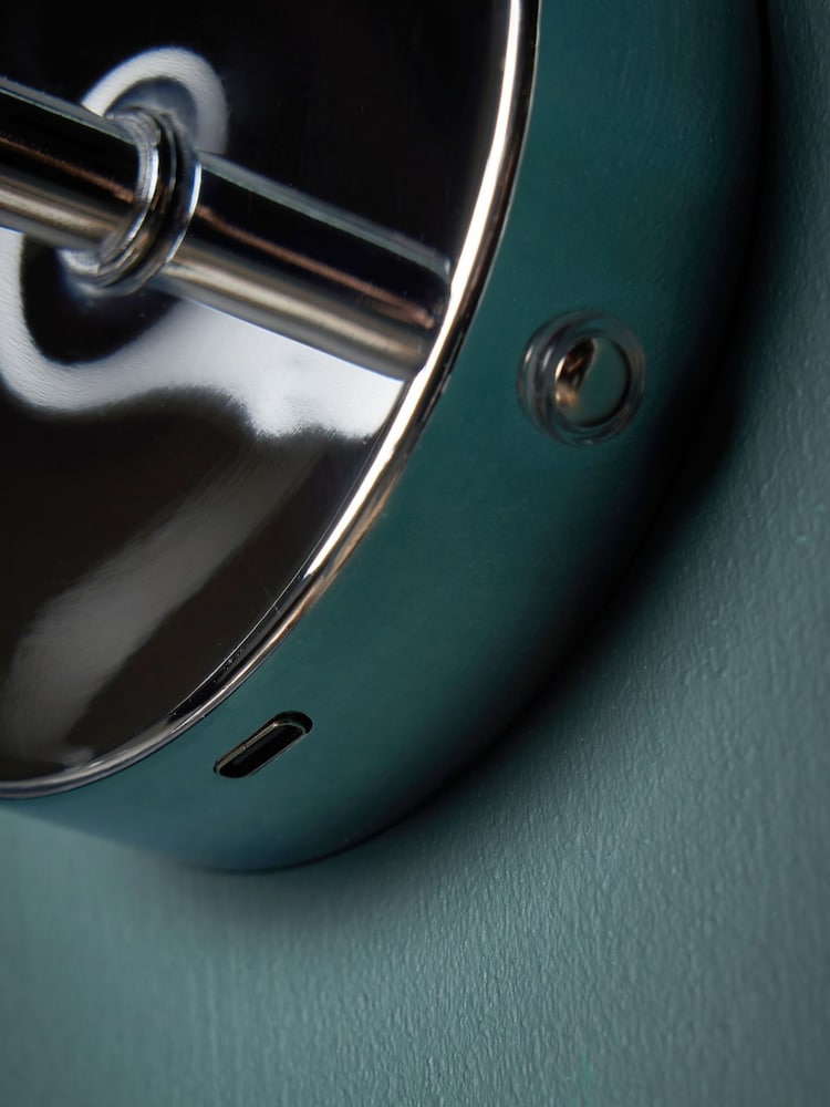 BHS Chrome USB-C Rechargeable Wall Light - Image 7 of 7