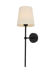 BHS Black Alegra USB-C Rechargeable Shaded Wall Light - Image 4 of 6